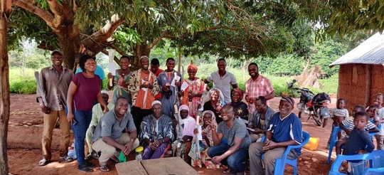 Ghanaian villagers