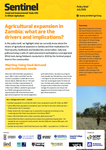 Agricultural expansion in Zambia: what are the drivers and implications?